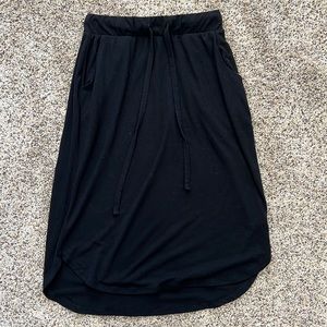 Black Midi Skirt size Medium
